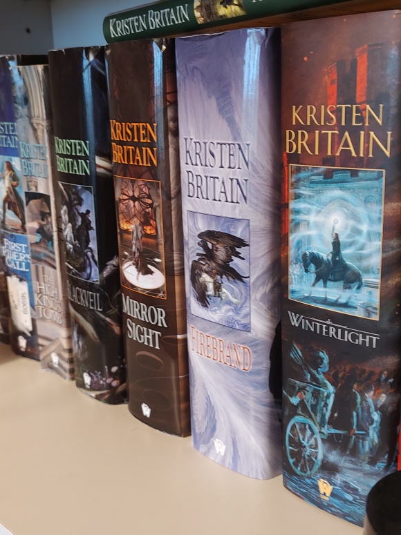 Books in the Green Rider series by Kristen Britain